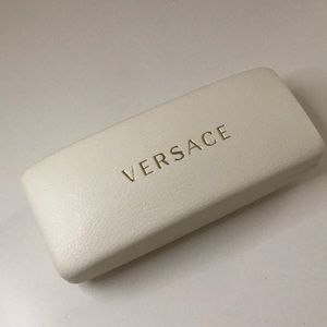 Cream Versace Sunglasses Case